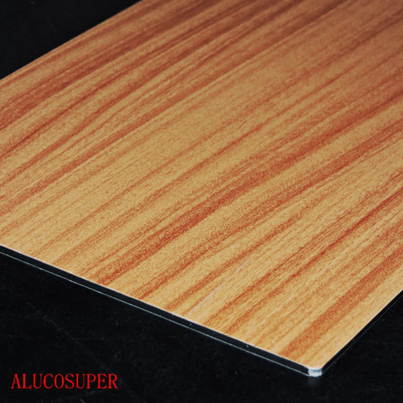 Exterior Aluminum Composite Panel Wooden Cladding ACP