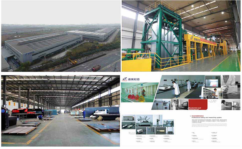 دمج 3 شركات تقع في Jinggong حديقة صناعية لإنشاء One-Stop الخدمة بما في ذلك نظام بناء الهيكل الصلب